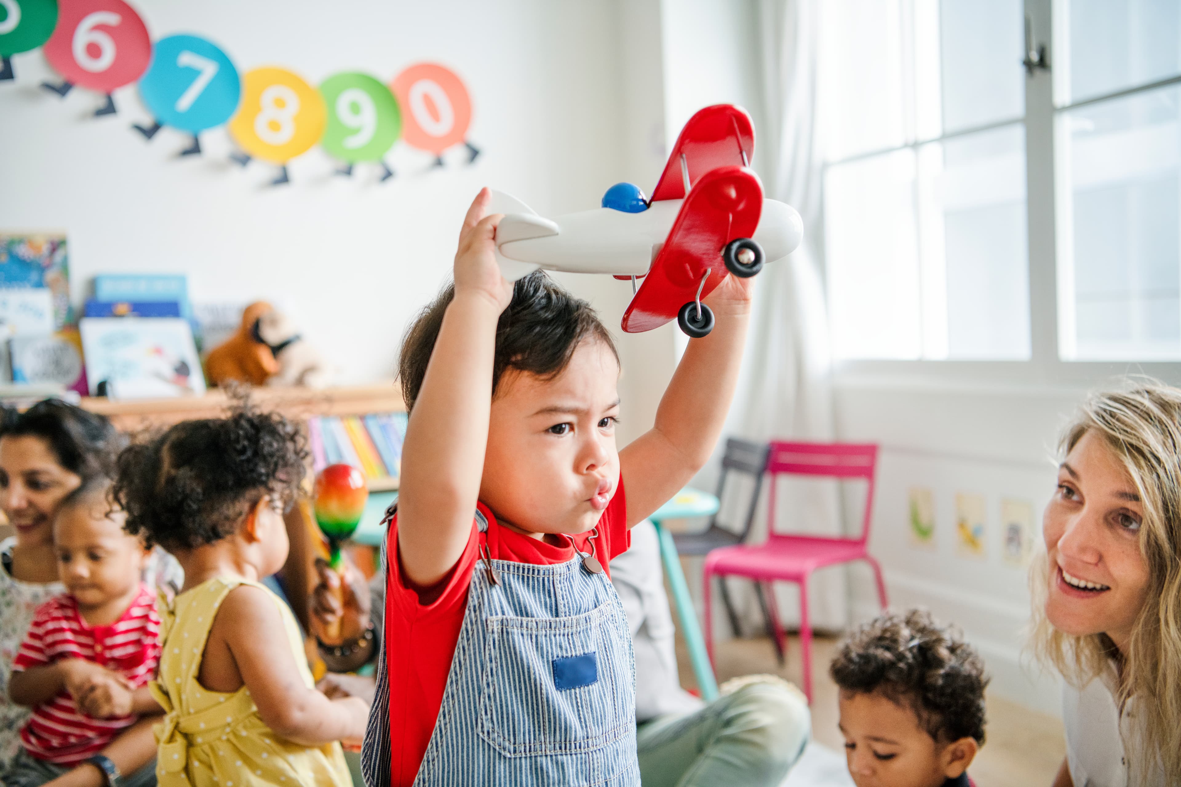 Toddlers learning through play at Havelock House Day Nursery, Birmingham